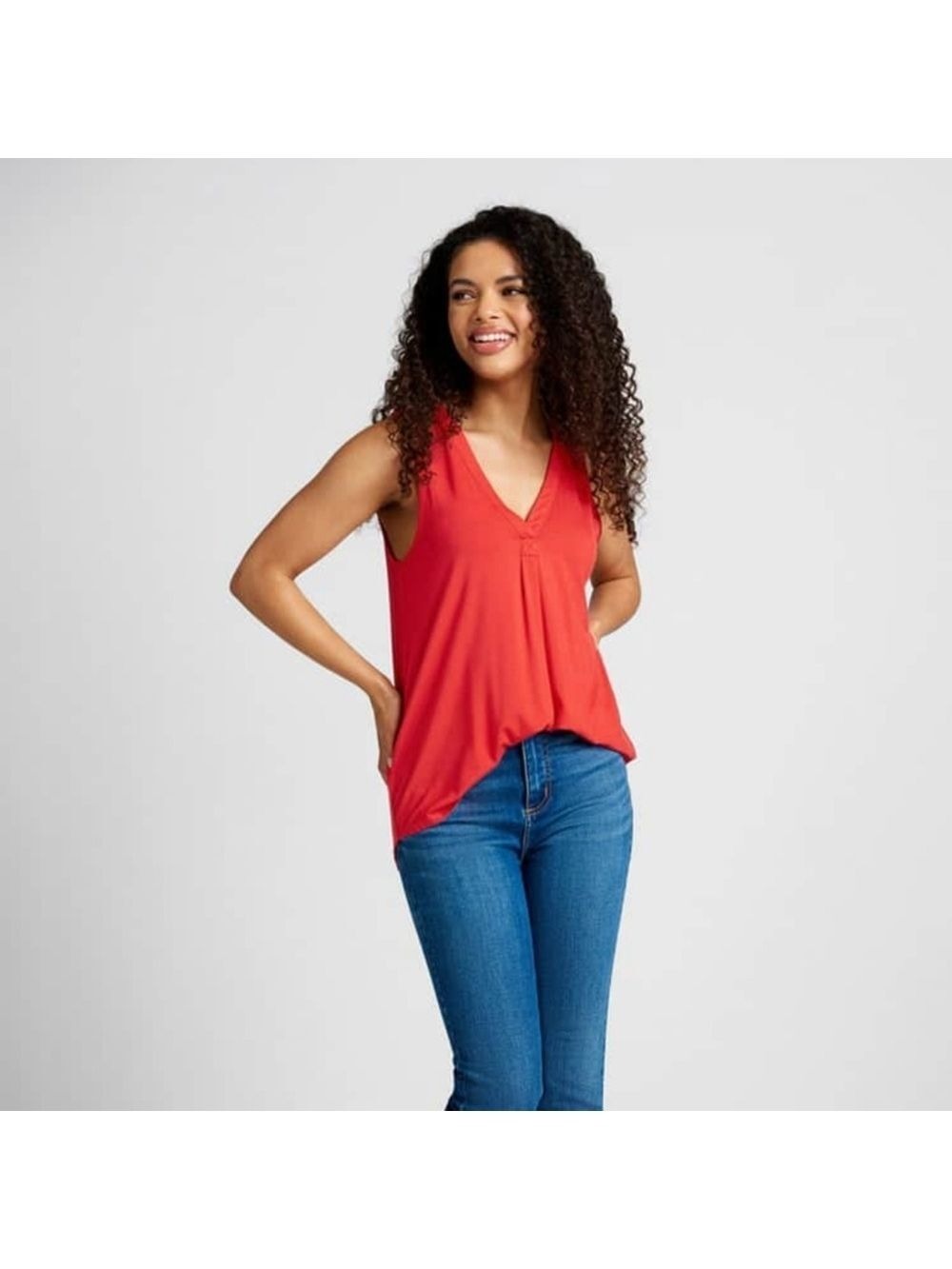 ModCloth Sleeveless Top Red